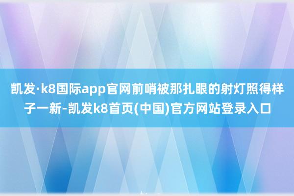 凯发·k8国际app官网前哨被那扎眼的射灯照得样子一新-凯发k8首页(中国)官方网站登录入口